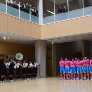 部活動壮行会 女子サッカー が行われました 日本大学櫻丘高等学校